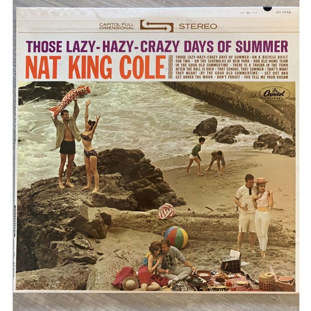 Nat King Cole "Those Lazy-Hazy-Crazy Days of Summer" vinyl